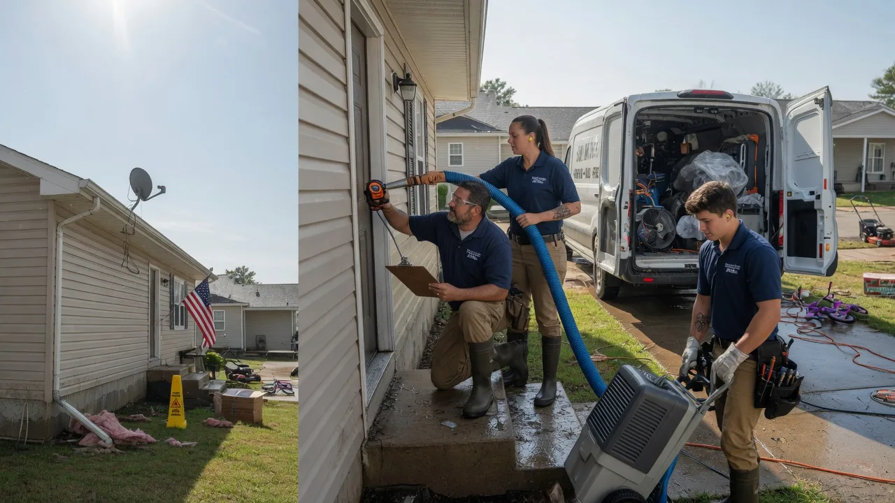 Ceiling Water Damage Restoration in Warren, IN near me